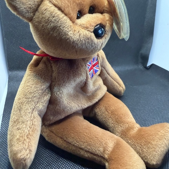 TY Beanie Baby Britannia Bear 1997 UK Flag Plush w/ Tag Vintage England - Picture 9 of 9